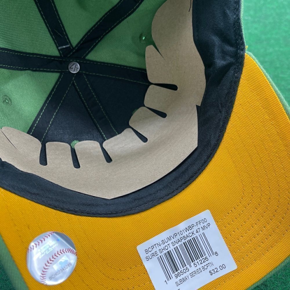 '47 New York Yankees Captain Sure Shot Under Coop ASG Adjustable Snapback Hat NY - Picture 3 of 4